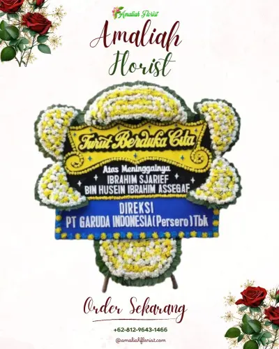 Papan Bunga Duka di Luragung